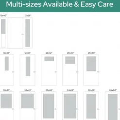 100% Blackout French Door Curtains, Privacy Door Curtains for Window, Room Darkening Blinds, Thermal Insulated Window Shades for Bedroom, 1 Panel