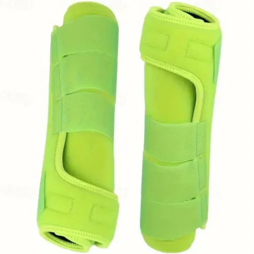 4 Breathable Protective Riding Boots - Ultimate Comfort and Durability for Active Horses, Without Battery