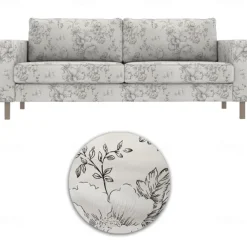 100% Cotton 3 Seater Floral Sofa Cover Quilted Cotton Slipcovers KARLcover LITB PRIME cover