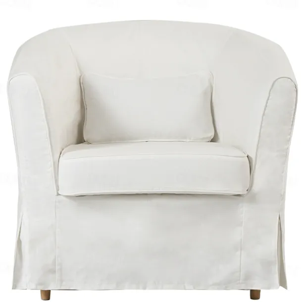 100% Cotton Armchair Cover Solid Color Quilted Cotton Slipcovers TULLcover LITB PRIME cover