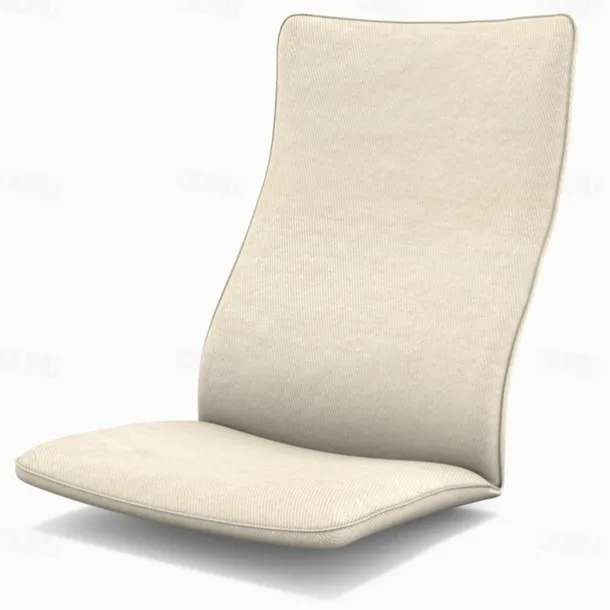 100% Cotton Chair Cushion Cover Solid Color without Pillowcase POcover LITB PRIME cover