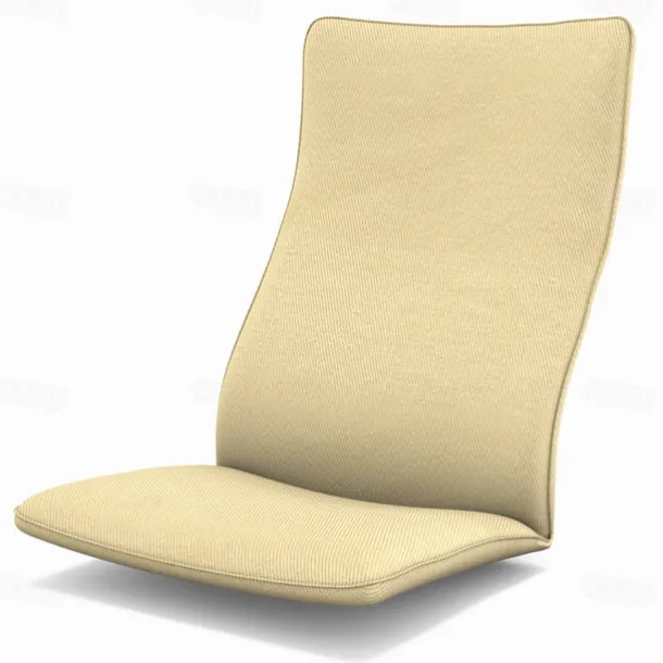 100% Cotton Chair Cushion Cover Solid Color without Pillowcase POcover LITB PRIME cover