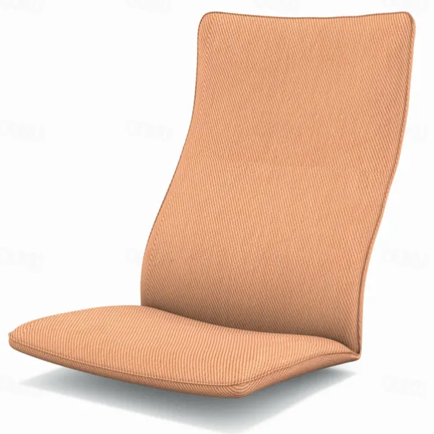 100% Cotton Chair Cushion Cover Solid Color without Pillowcase POcover LITB PRIME cover