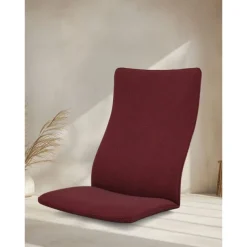 100% Cotton Chair Cushion Cover Solid Color without Pillowcase POcover LITB PRIME cover