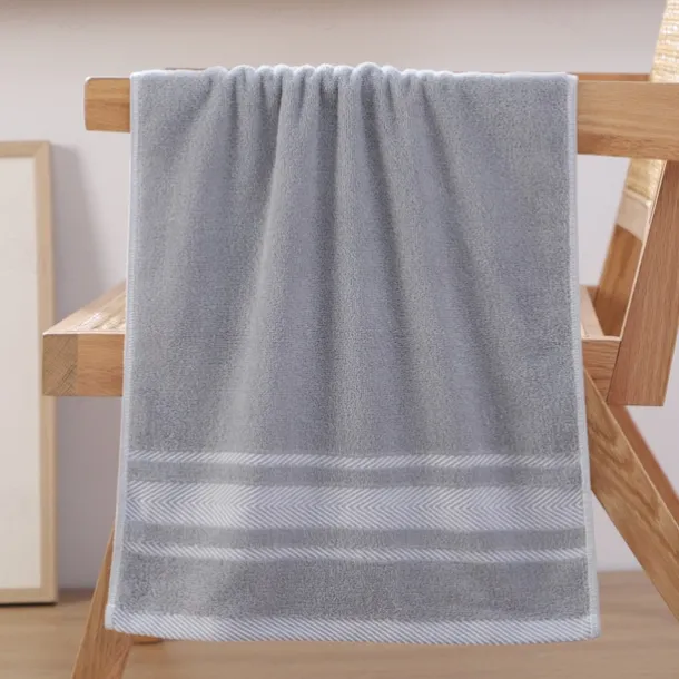 100% Cotton 34*74cm Absorbent Face Towels,Thickened Men's Couple Cotton Towels, Highly Absorbent Towels For Bathrooms, Gyms, Hotels And Spas, Solid Color Bath Towel