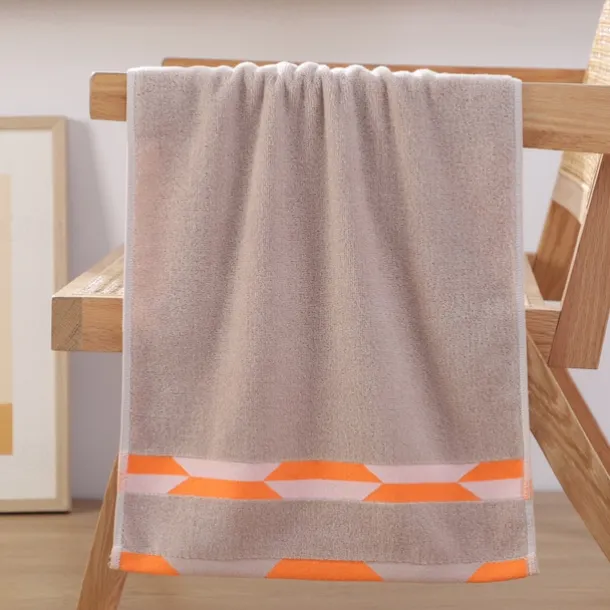 100% Cotton 34*74cm Absorbent Face Towels,Thickened Men's Couple Cotton Towels, Highly Absorbent Towels For Bathrooms, Gyms, Hotels And Spas, Solid Color Bath Towel