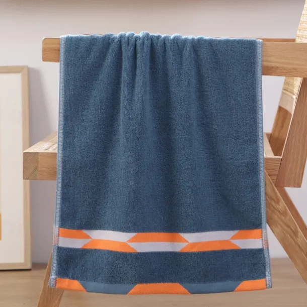 100% Cotton 34*74cm Absorbent Face Towels,Thickened Men's Couple Cotton Towels, Highly Absorbent Towels For Bathrooms, Gyms, Hotels And Spas, Solid Color Bath Towel