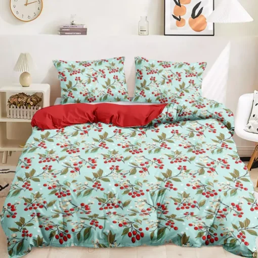 100% Cotton Duvet Cover Set Comforter Set Floral Comforter Cover Bedding Gifts Decoration For Home King Queen Duvet Cover