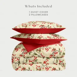100% Cotton Duvet Cover Set Comforter Set Floral Comforter Cover Bedding Gifts Decoration For Home King Queen Duvet Cover