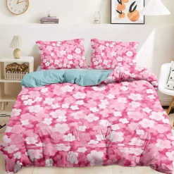 100% Cotton Duvet Cover Set Floral Pattern Comforter Set 2/3PCS Luxury Bedding Set Home Decor Bedding Gift King Queen Full Size