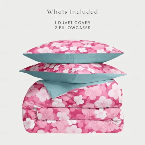 100% Cotton Duvet Cover Set Floral Pattern Comforter Set 2/3PCS Luxury Bedding Set Home Decor Bedding Gift King Queen Full Size