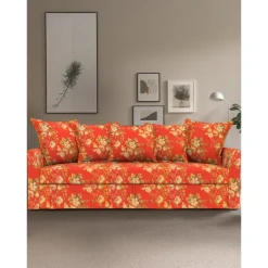 100% Cotton Floral Sofa Cover Quilted Cotton Slipcovers HOLcover LITB PRIME cover