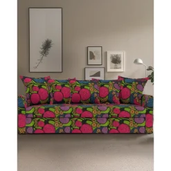 100% Cotton Floral Sofa Cover Quilted Cotton Slipcovers HOLcover LITB PRIME cover