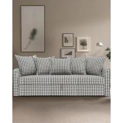 100% Cotton Floral Sofa Cover Quilted Cotton Slipcovers HOLcover LITB PRIME cover