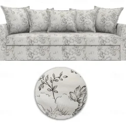100% Cotton Floral Sofa Cover Quilted Cotton Slipcovers HOLcover LITB PRIME cover