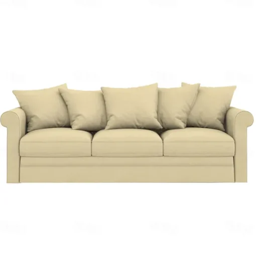 100% Cotton Slipcover 3-Seat Sofa Cover Solid Color Slipcover GRONLcover LITB PRIME cover