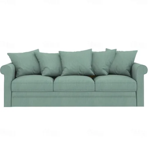 100% Cotton Slipcover 3-Seat Sofa Cover Solid Color Slipcover GRONLcover LITB PRIME cover
