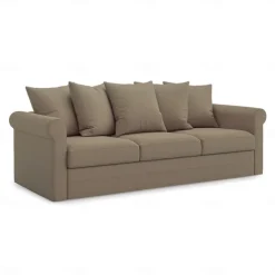 100% Cotton Slipcover 3-Seat Sofa Cover Solid Color Slipcover GRONLcover LITB PRIME cover
