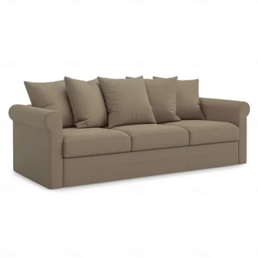 100% Cotton Slipcover 3-Seat Sofa Cover Solid Color Slipcover GRONLcover LITB PRIME cover