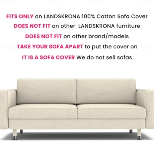 100% Cotton Sofa Cover Solid Color Quilted Cotton Slipcovers LANDcover LITB PRIME cover