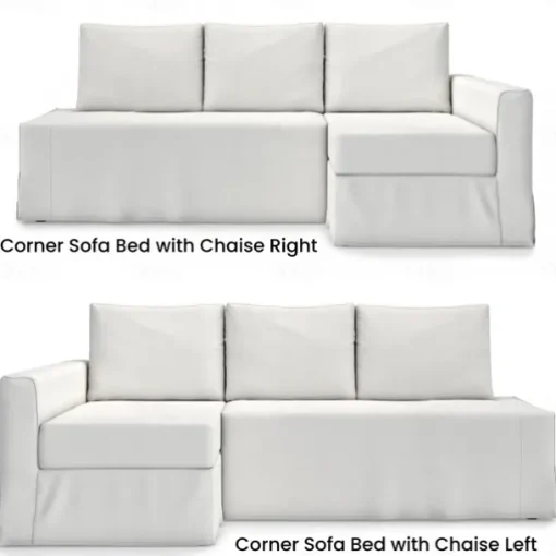 100% Cotton Sofa Cover with Storage Slipcovers Quilted Sofa Bed Cover Solid Color FRIHETcover LITB PRIME cover