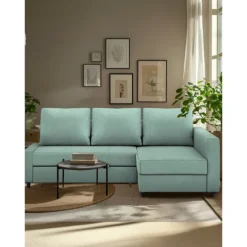 100% Cotton Sofa Cover with Storage Slipcovers Quilted Sofa Bed Cover Solid Color FRIHETcover LITB PRIME cover
