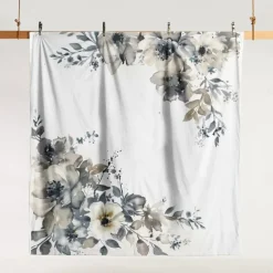 100% Cotton Vintage Floral Series Duvet Cover 3-Piece Set Short Fluff for Summer Soft Skin Friendly Comfy Lightweight