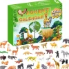 24 Day Animal Toy Advent Calendar Christmas Advent Calendar 2025 Christmas Countdown Calendar Gift for Girls and Boys