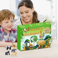 24 Day Animal Toy Advent Calendar Christmas Advent Calendar 2025 Christmas Countdown Calendar Gift for Girls and Boys