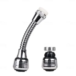 360 Degree Rotatable Water Saving Faucet Tap Aerator ABS Faucet Nozzle Filter Water Faucet Bubbler Aerator