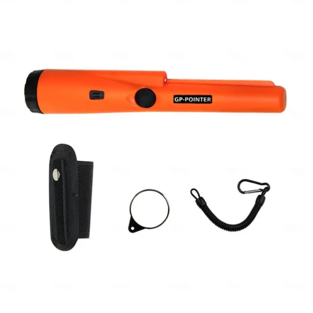 700 Handheld Metal Detector Waterproof GP Pointer with LED Light for Outdoor Treasure Hunting, Archaeology & Security Inspection