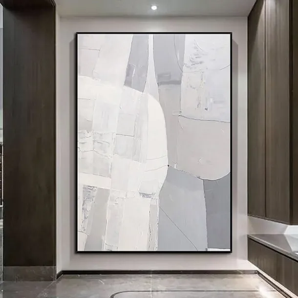 100% Hand-Painted Contemporary Art Oil Painting On Canvas Modern Paintings Home Interior Decor Abstract Art Painting Large Canvas Art(Rolled Canvas without Frame)