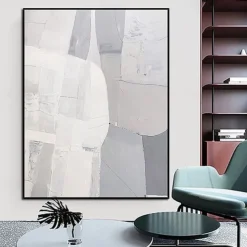 100% Hand-Painted Contemporary Art Oil Painting On Canvas Modern Paintings Home Interior Decor Abstract Art Painting Large Canvas Art(Rolled Canvas without Frame)