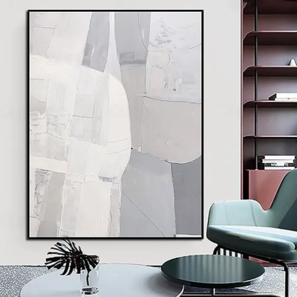 100% Hand-Painted Contemporary Art Oil Painting On Canvas Modern Paintings Home Interior Decor Abstract Art Painting Large Canvas Art(Rolled Canvas without Frame)