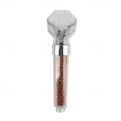 300 Holes Super Pressure Shower Head With Chrome Square Rainfall Handhold Water Saving Sprayer,Stainless Steel Plate and Durable Material