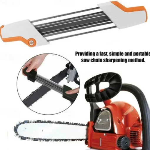 2 In 1 Chain Sharpener Grinding Tool Fast Sharpener Grind Fits Sharpening Abrasive Tools for 3/8 "p 4.0mm