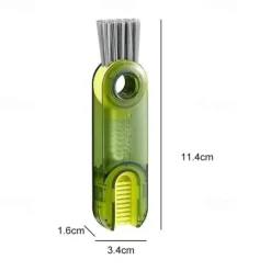 3 in 1 Cup Lid Gap Cleaning Brush Set, Multifunctional Insulation Bottle Cleaning Tools, Mutipurpose Tiny Silicone Cup Holder Cleaner, Home Kitchen Cleaning Tools