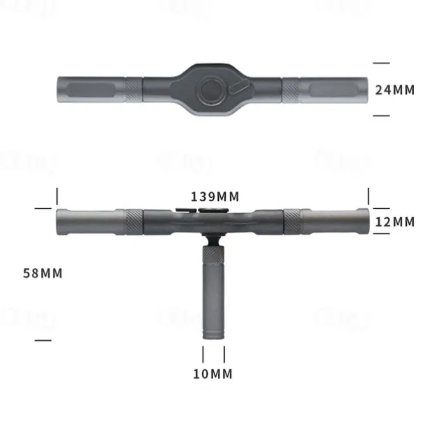 24 in 1 DIY Screwdriver, Portable 24 in 1 Magnetic Ratchet Screwdriver Set for Furniture PC Bicycle