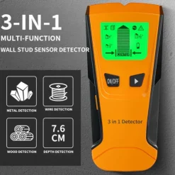 3 in 1 Multifunctional Wall Scanner Metal Wood Live Wire Detector Stud Finder Electric Box Electronic Measuring Instruments