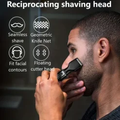 4 In 1 Rechargeable Men Electric Nose Ear Hair Trimmer Painless Women Trimming Side Burns Eyebrows Beard Hair Clipper Cut Shaver