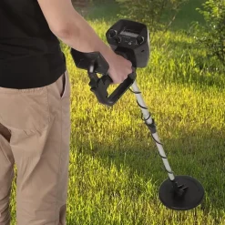 12 Inch High-Sensitivity Coil Golden Digger Deep Search Metal Detector - Adjustable Sensitivity, Advanced LCD Display, Accurate Treasure Hunter for Beginners And Professionals - Suitable for Finding L