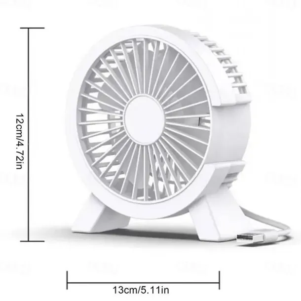 4 Inch Mini USB Fan Portable DC Desk Cooler Cooling for Notebook Laptop Personal Adjustment Fan Table Fan Home Office Outdoor Summer Supplies Use Tiny Air Cooler Fan Gift