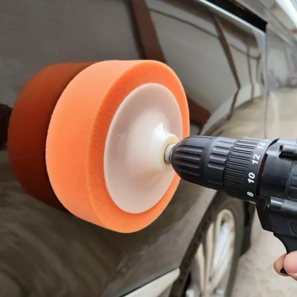 6 Inch Polishing Waxing Sponge Drill Polisher Polishing Pad With Link Rod