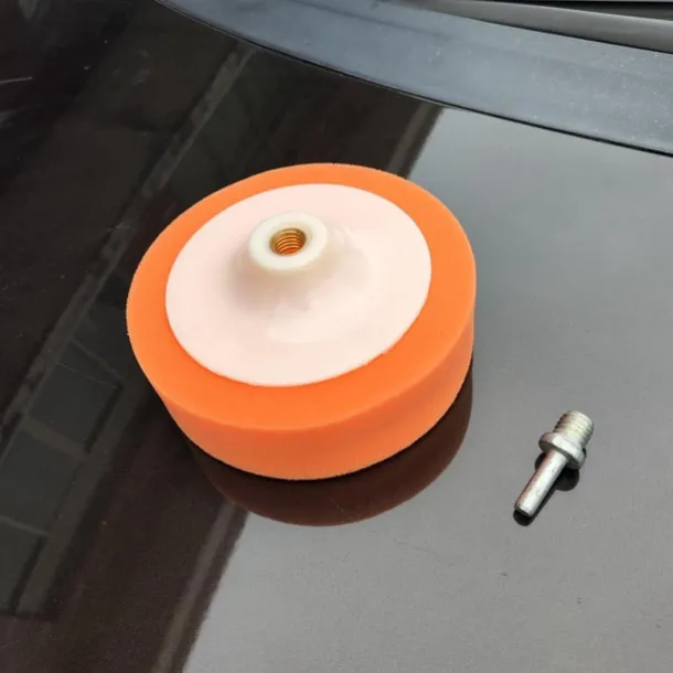 6 Inch Polishing Waxing Sponge Drill Polisher Polishing Pad With Link Rod