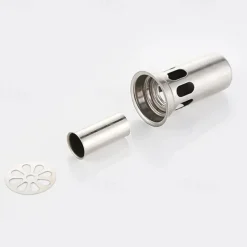 6 inch Square Shower Floor Drain Set, Removable Stainless Steel Cover Tile Insert Grate, Hair Catcher Strainer with Seal and Lifting Hook Bathroom