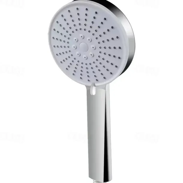 5 Mode Shower Head High Pressure Handheld Spray, with Stop Button Adjustable High-Pressure Water Saving, Shower Bathroom Accessories, Large Panel Electroplating Five-speed Showerhead