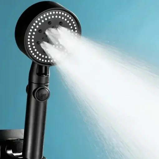 5 Modes Shower Head with Handheld, Drill-Free High Pressure High Flow Water Saving Shower Spray with ON/OFF Pause Switch, Shower Bathroom Accessories