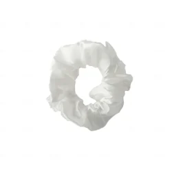 100% Mulberry Silk Hair Scrunchies Ties for Frizz & Breakage Prevention, Nature Silk Hair Ties No Damage, Elastic ponytail Holders, 1Pc