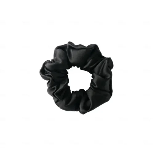 100% Mulberry Silk Hair Scrunchies Ties for Frizz & Breakage Prevention, Nature Silk Hair Ties No Damage, Elastic ponytail Holders, 1Pc