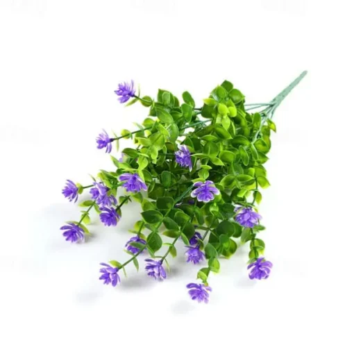 2 Pack / 8 Pack Artificial Flowers Outdoor UV Resistant Fake Plastic Flowers Rose No Fade Faux Plastic Plants for Indoor Outdoor Wedding Christmas Home Garden Decoration